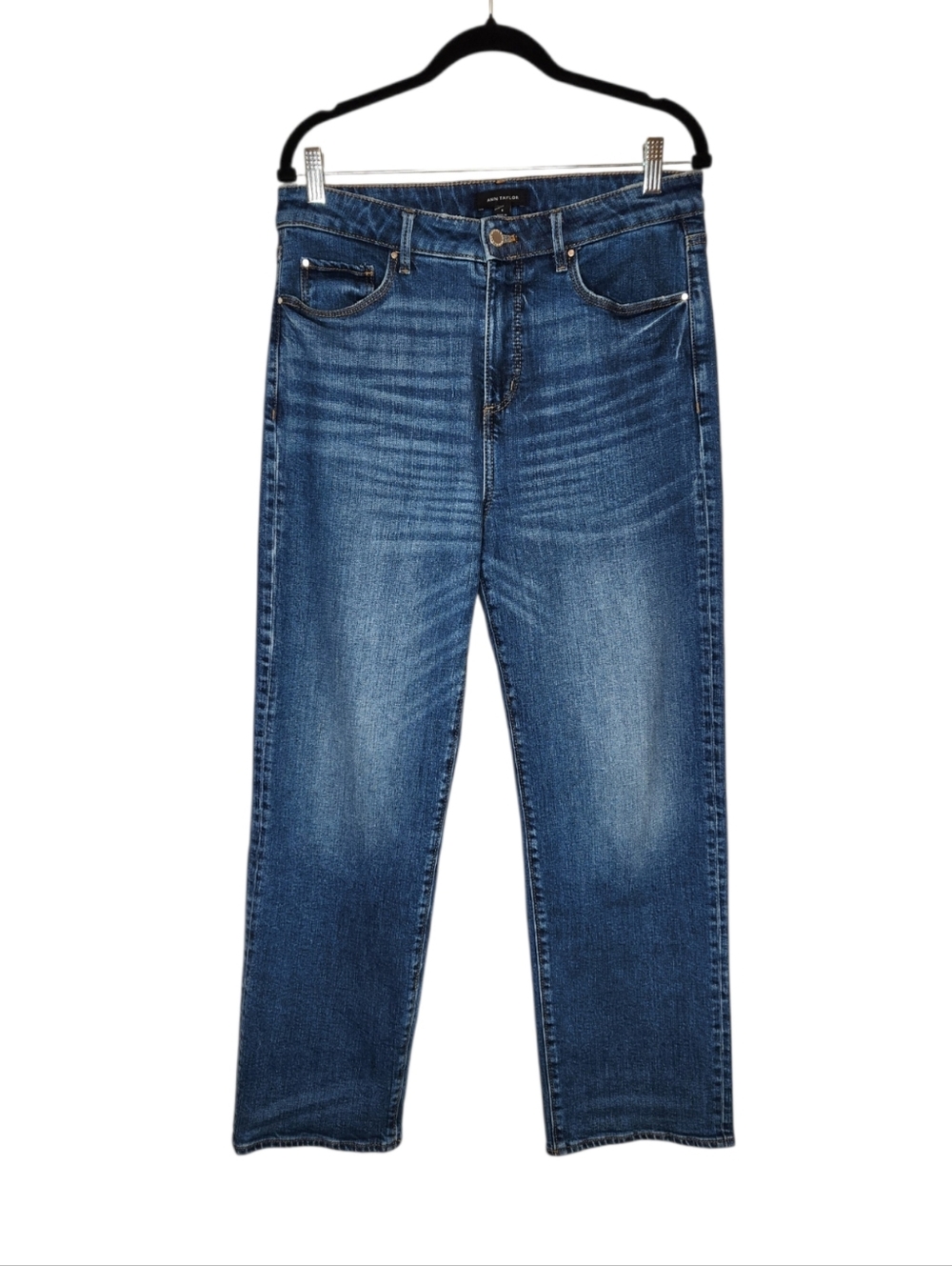 NEW Ann Taylor The Straight High Rise Curvy Fit Jeans Size 8